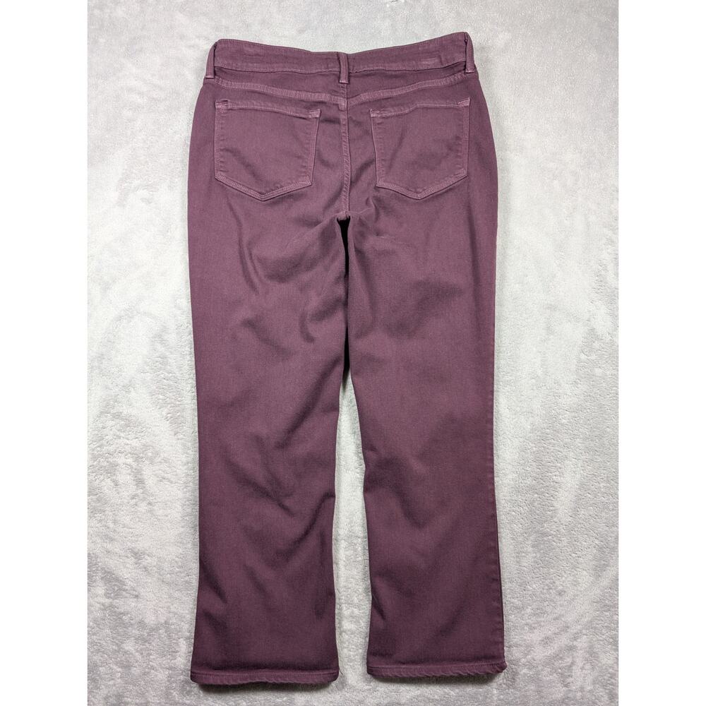 Gloria Vanderbilt Marilyn Straight Jeans Womens Size 10 30 Waist Plum Casual - Picture 9 of 9